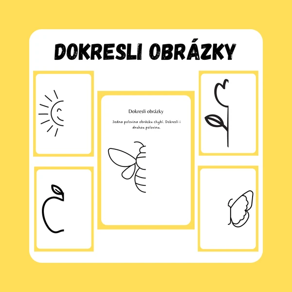 Dokreslování obrázků- symetrie 1