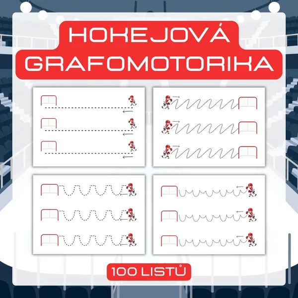 Hokejová grafomotorika 1