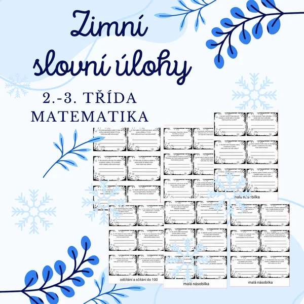 Zimní slovní úlohy 1