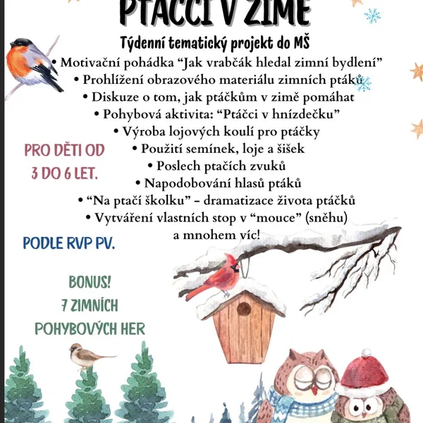 Ptáčci v zimě  1