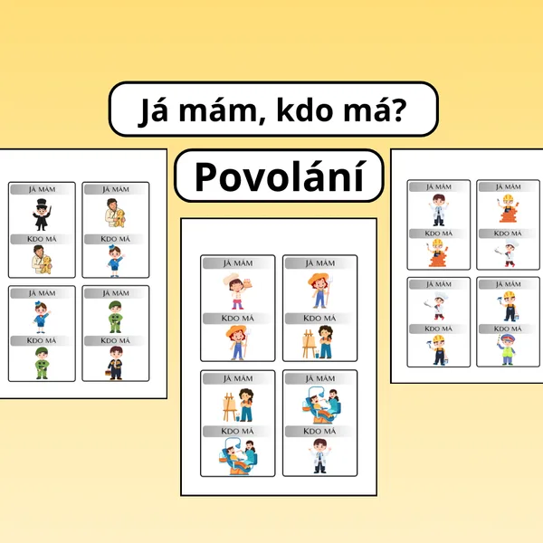 Já mám, kdo má? Povolání 1