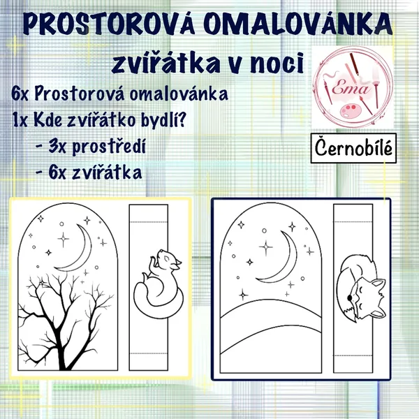 Prostorová omalovánka  1