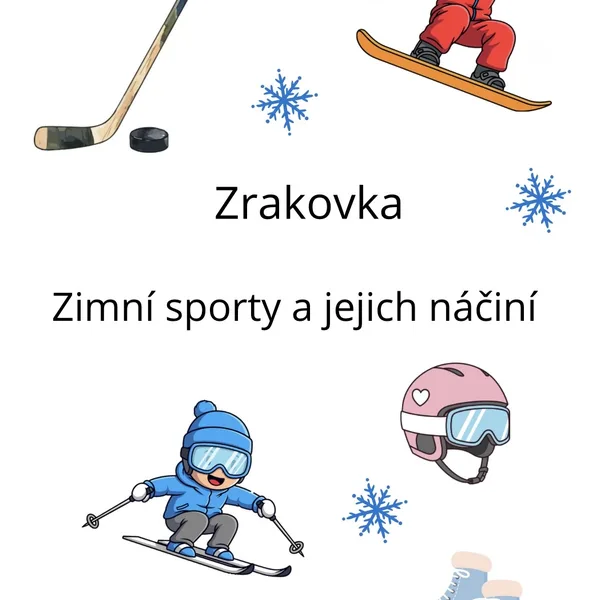 Zimní sporty - zrakovka 🏂👀 1