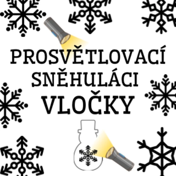 Prosvětlovací sněhuláci - vločky 1