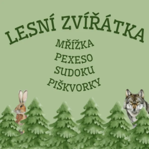 Soubor lesní zvířátka 1
