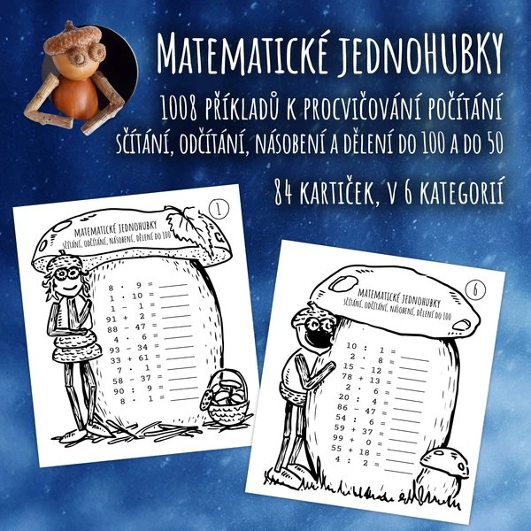 Matematické jednoHUBKY 1