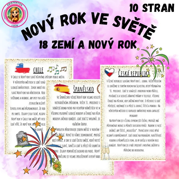 Nový rok ve světě - 18 zemí a nový rok 1
