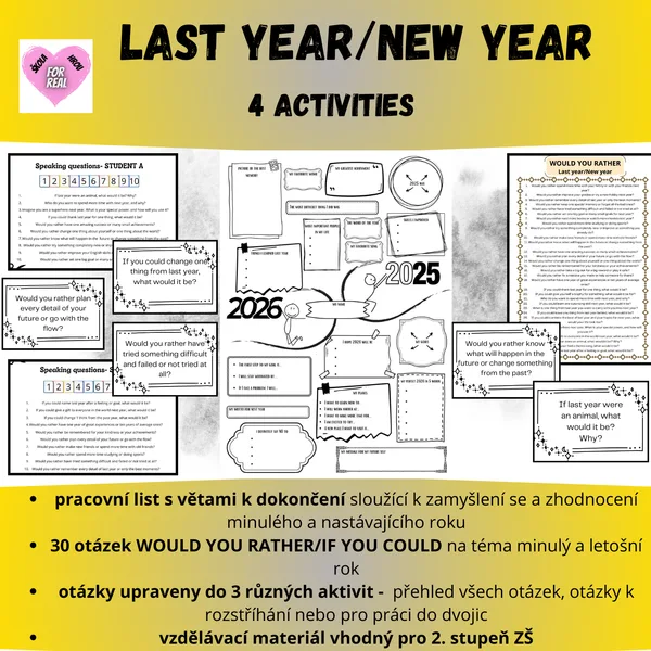 Last year/New year activities 1