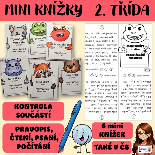 Mini knížky 2. třída 1