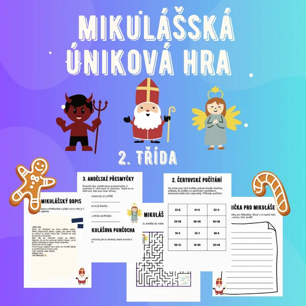 Mikulášská úniková hra 1