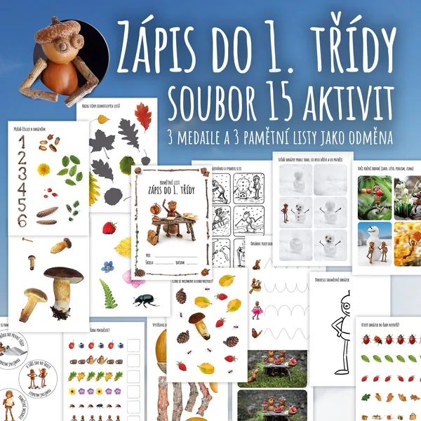 Zápis do 1. třídy s dubánky - soubor aktivit 1