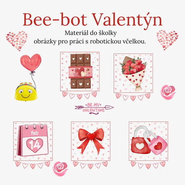 Valentýn Bee-bot ❤️🩷 1