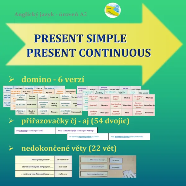 Present simple x continuous - zaměřeno na kontext a situace 1