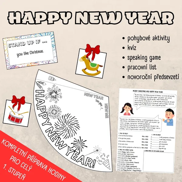Happy New Year - příprava hodiny 1