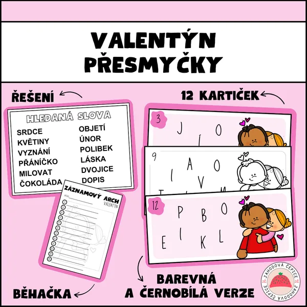 Valentýn - přesmyčky 1