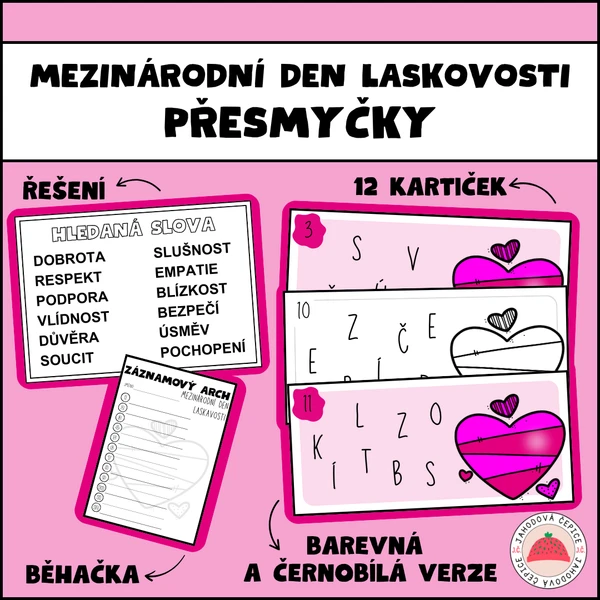 Mezinárodní den laskavosti - přesmyčky 1