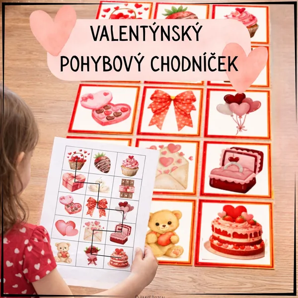 Valentýnský pohybový chodníček 1