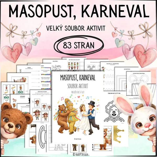 Masopust, karneval - velký soubor aktivit 1