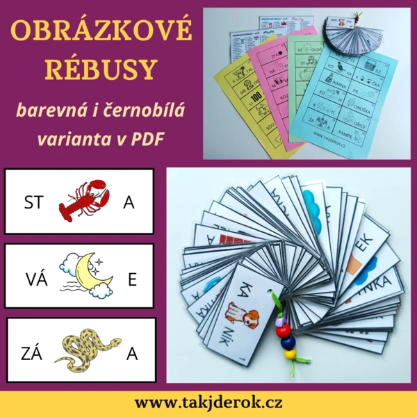 Obrázkové rébusy (hlavolamy) 1