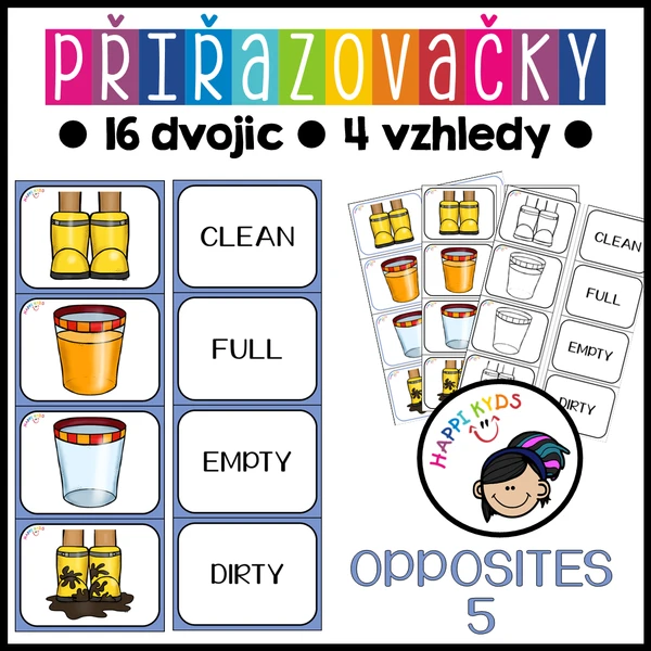 Přiřazovačky - OPPOSITES 5 1