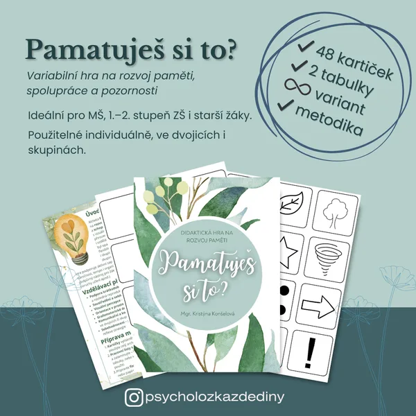 Pamatuješ si to? - hra pro rozvoj paměti 1