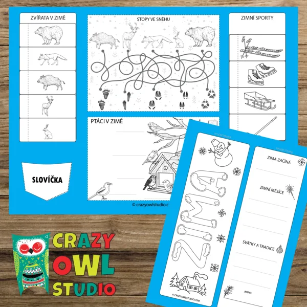 Lapbook ZIMA 1