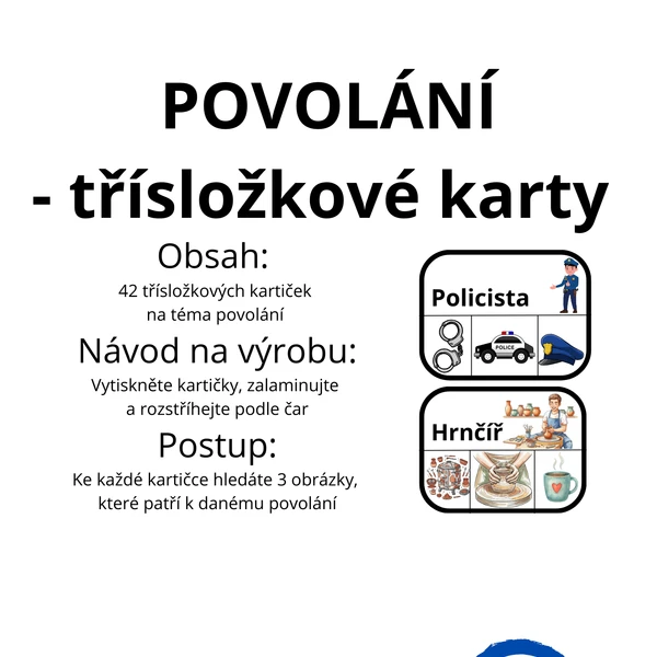 Povolání - kartičky 1