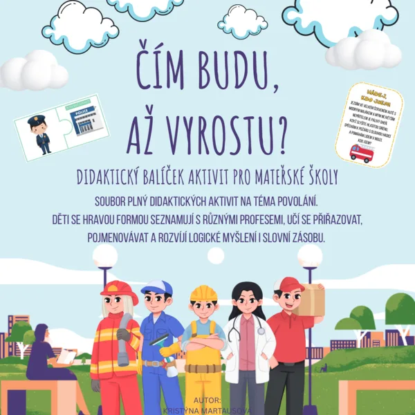 Čím budu, až vyrostu? - Balíček didaktických aktivit  1