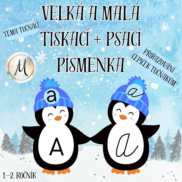 Písmena s tučňáky 1