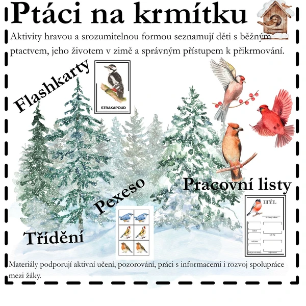 Ptáci na krmítku 1