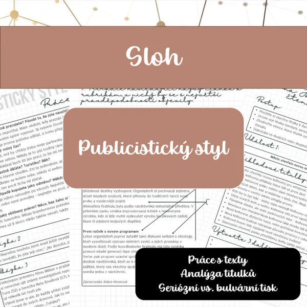 Sloh: Publicistický styl 1