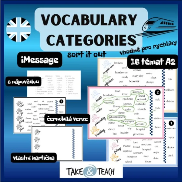 VOCABULARY - SLOVÍČKA - CATEGORIES A2 1