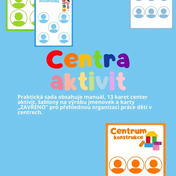 Centra aktivit - sada karet 1
