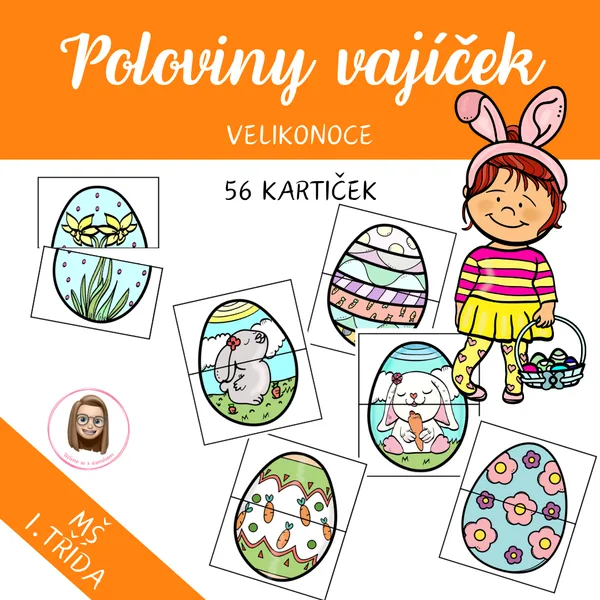 VELIKONOCE - poloviny vajíček 1