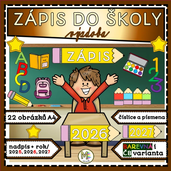 ZÁPIS DO ŠKOLY- VÝZDOBA 1
