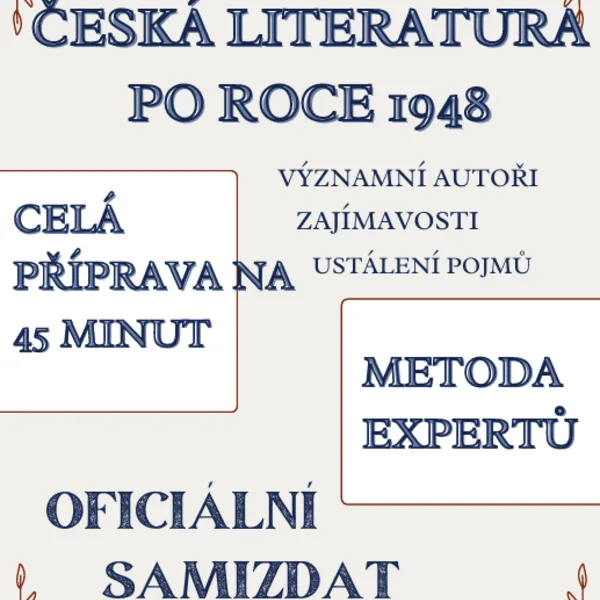 Česká literatura po roce 1948: metoda expertů 1