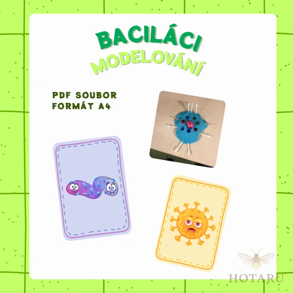 Baciláci - šablony k modelování a kreslení 1