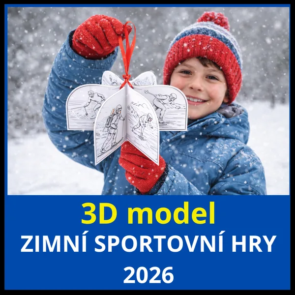 ZIMNÍ SPORTOVNÍ HRY - 3D MODEL s přesahem do čjl 1
