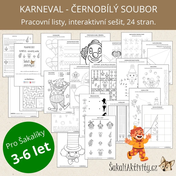 Pracovní listy - KARNEVAL 1