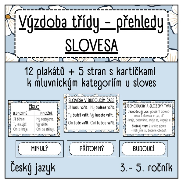 SLOVESA- přehledy učiva 1