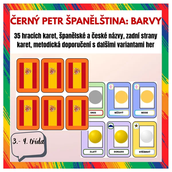 Španělština: Černý Petr - barvy 1