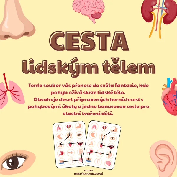 Cesta lidským tělem - Poznáváme lidské tělo pohybem! 1