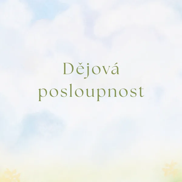 Obrázková dějová posloupnost - Logické myšlení 1