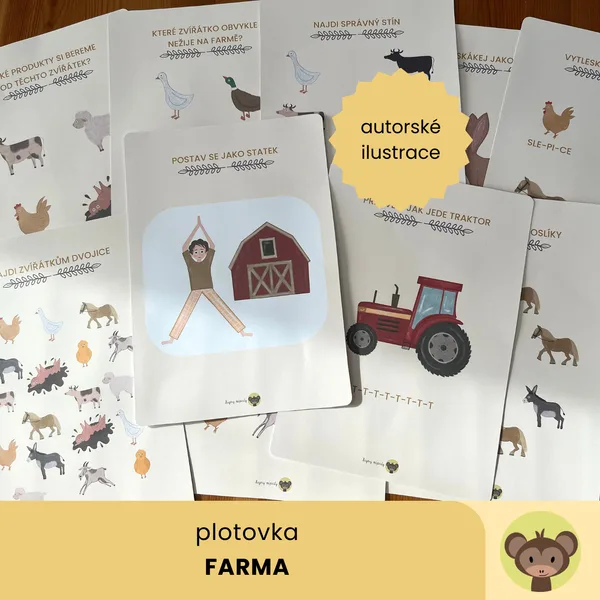 Plotovka farma - veselé aktivity na plot nebo stromy v okolí školky 1