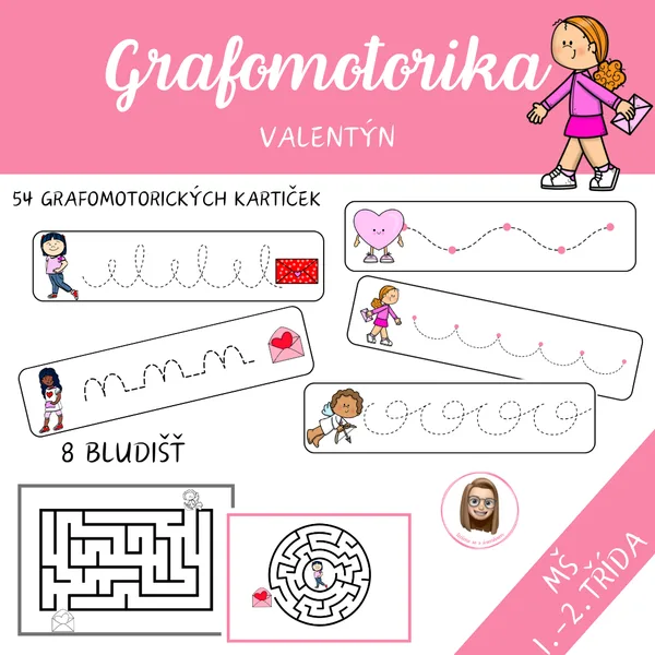 VALENTÝN - grafomotorika 1