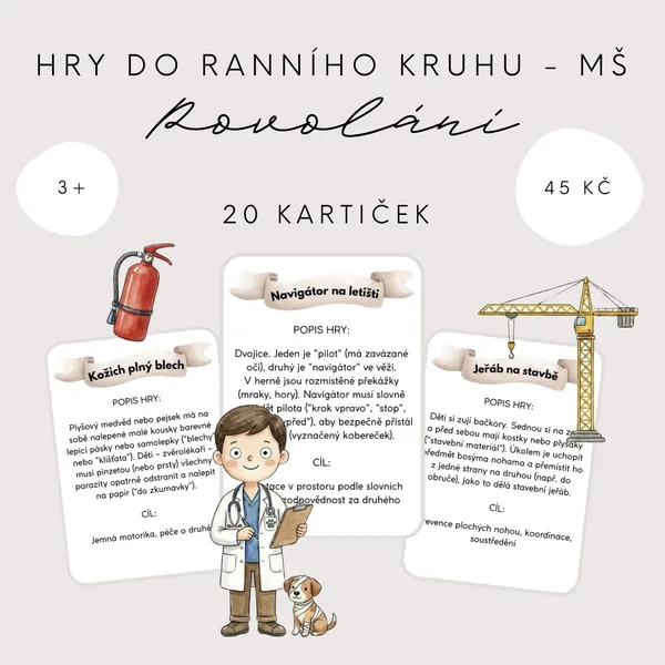 Hry do MŠ - povolání a řemesla 1