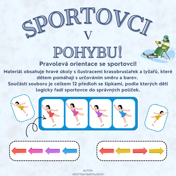 Sportovci v pohybu! - Barvy a směry 1