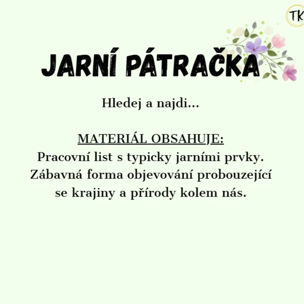 Jarní pátračka 1