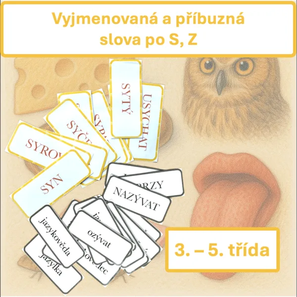 Vyjmenovaná a příbuzná slova po S, Z 1