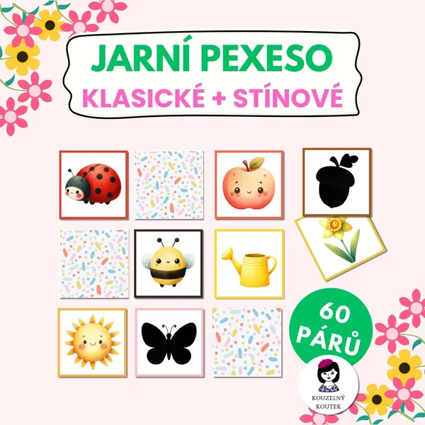Jarní pexeso pro děti (PDF) 1